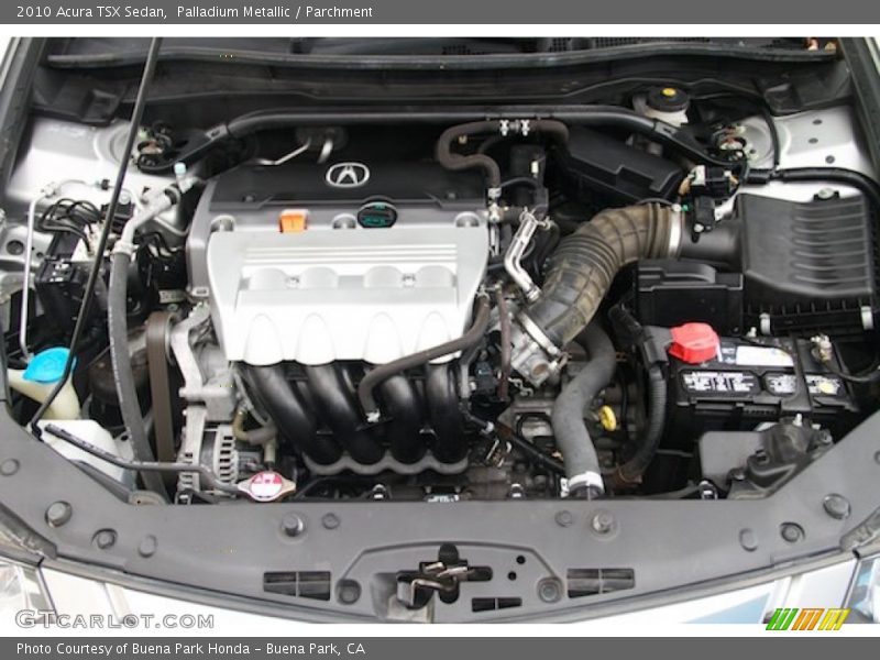 Palladium Metallic / Parchment 2010 Acura TSX Sedan