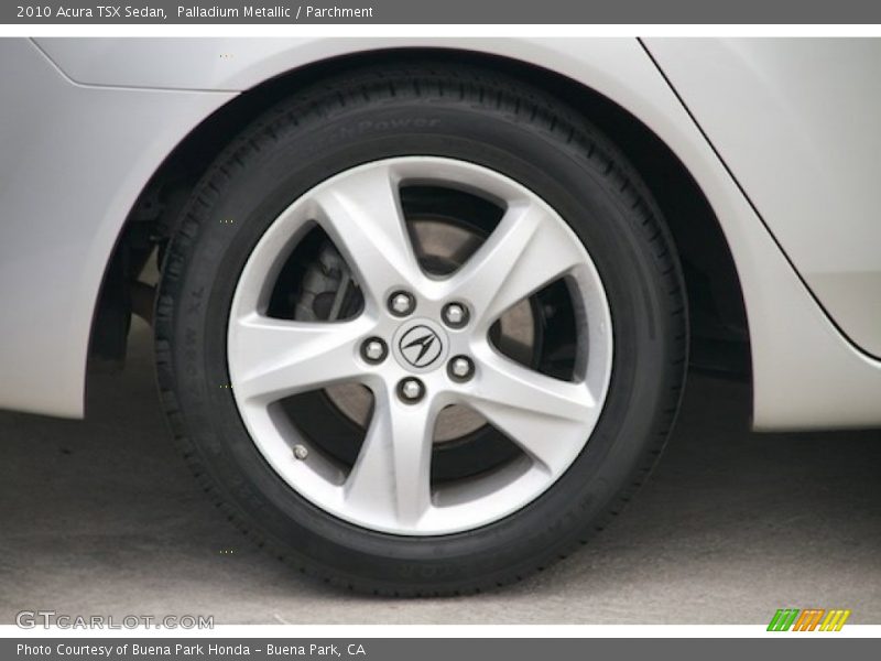 Palladium Metallic / Parchment 2010 Acura TSX Sedan
