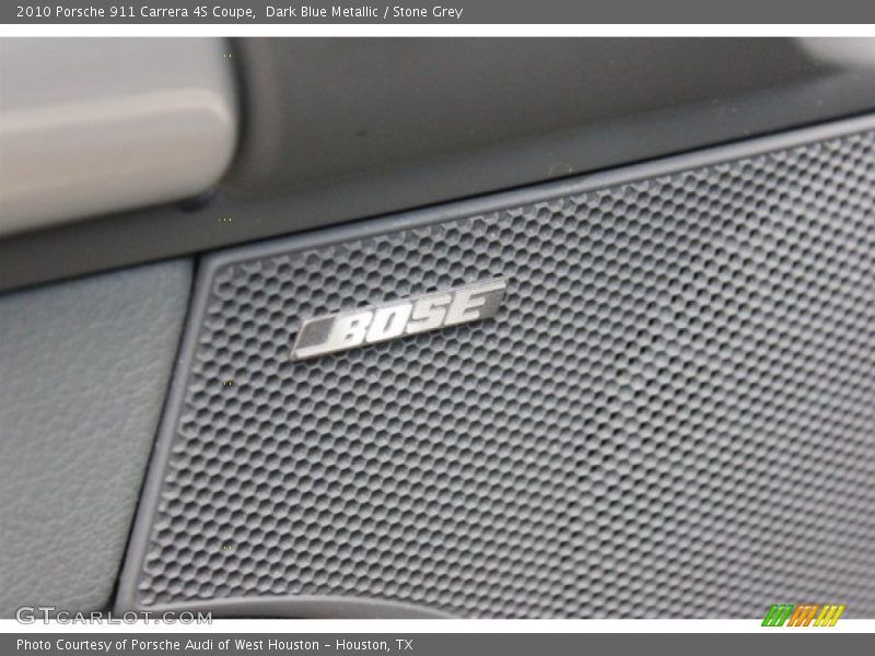 Dark Blue Metallic / Stone Grey 2010 Porsche 911 Carrera 4S Coupe