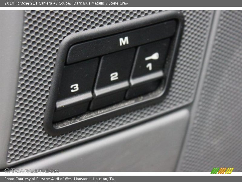 Dark Blue Metallic / Stone Grey 2010 Porsche 911 Carrera 4S Coupe