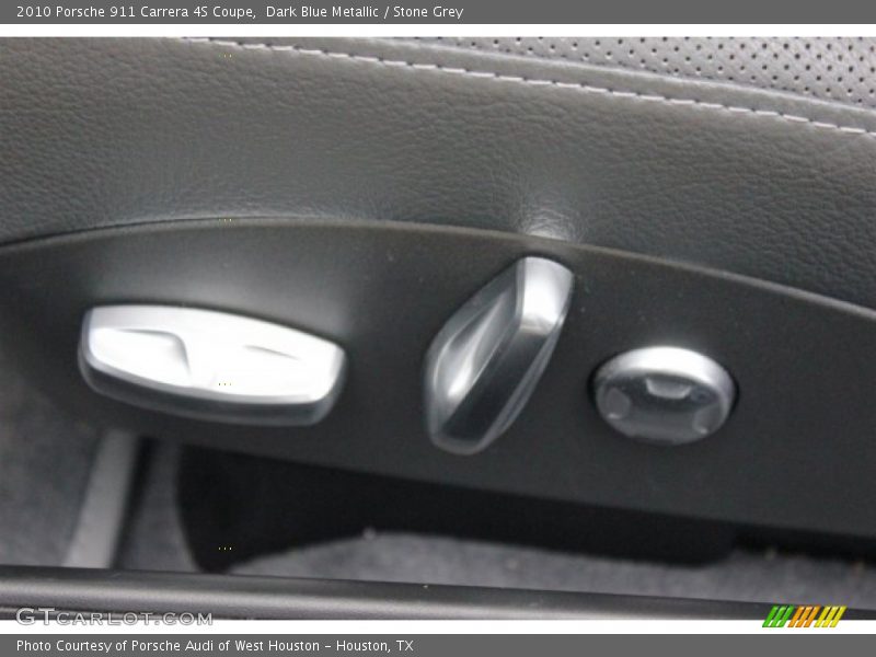 Dark Blue Metallic / Stone Grey 2010 Porsche 911 Carrera 4S Coupe