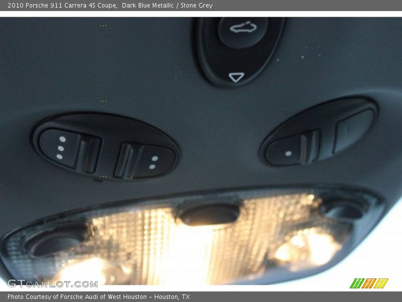 Dark Blue Metallic / Stone Grey 2010 Porsche 911 Carrera 4S Coupe
