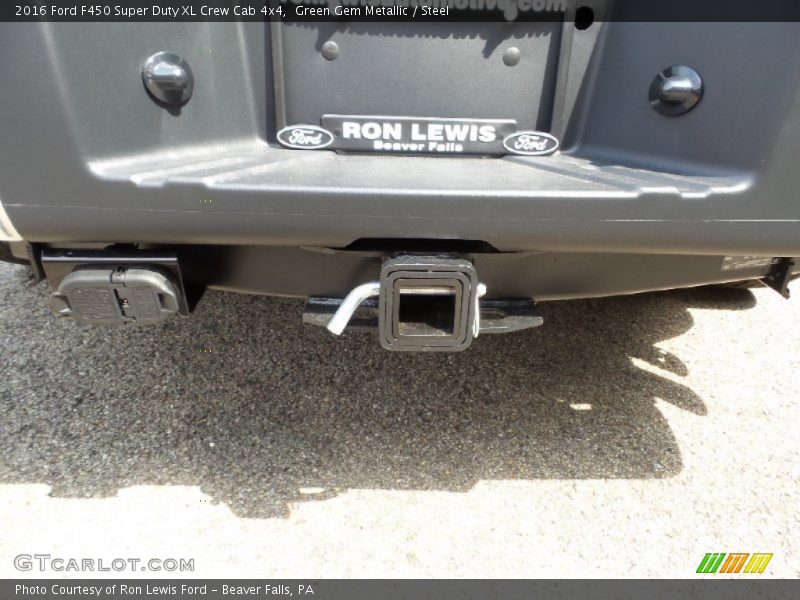 Green Gem Metallic / Steel 2016 Ford F450 Super Duty XL Crew Cab 4x4