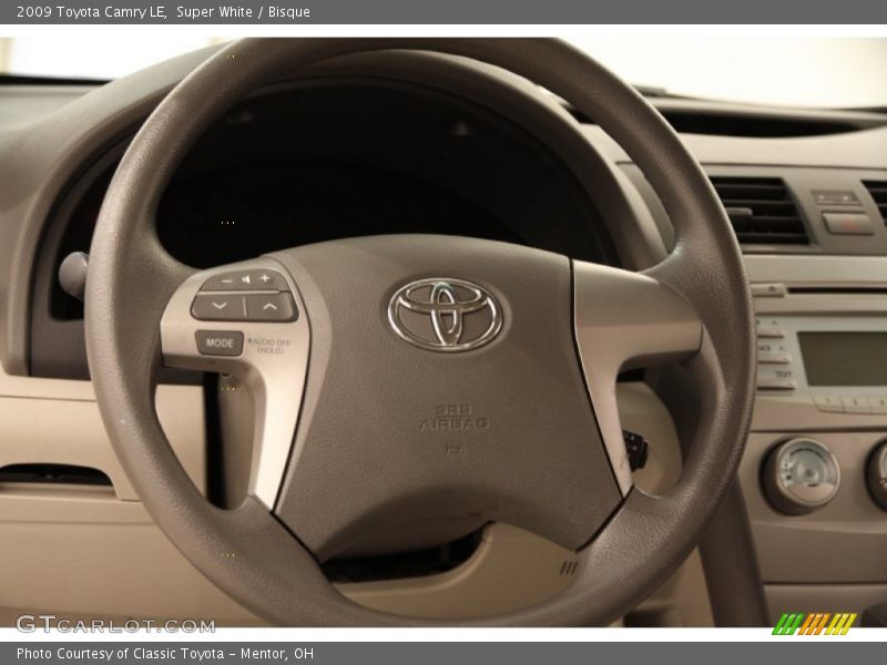 Super White / Bisque 2009 Toyota Camry LE