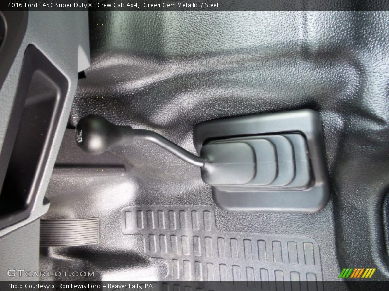 Green Gem Metallic / Steel 2016 Ford F450 Super Duty XL Crew Cab 4x4