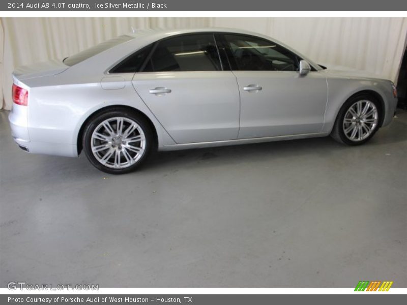 Ice Silver Metallic / Black 2014 Audi A8 4.0T quattro