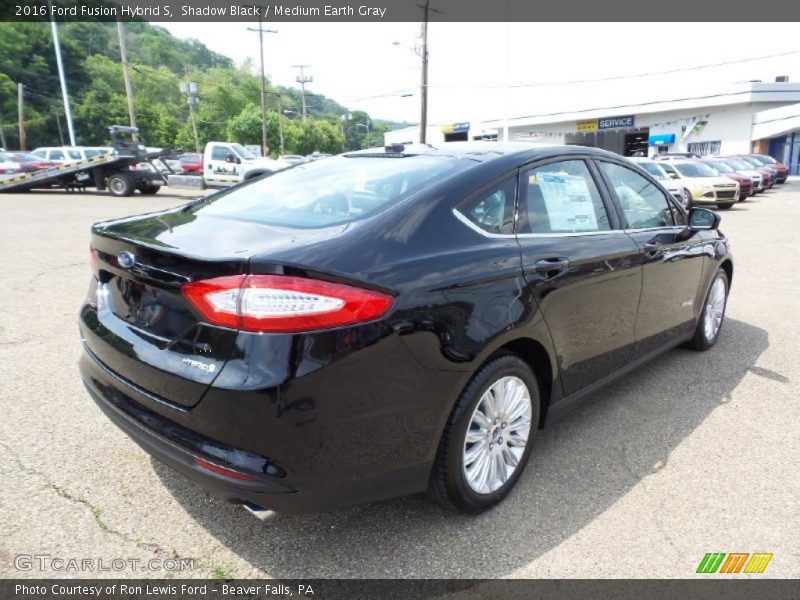 Shadow Black / Medium Earth Gray 2016 Ford Fusion Hybrid S