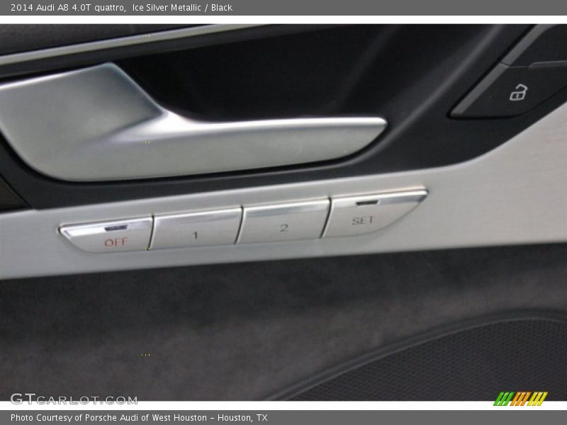 Ice Silver Metallic / Black 2014 Audi A8 4.0T quattro