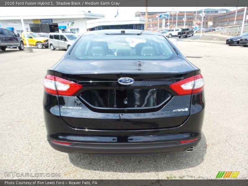 Shadow Black / Medium Earth Gray 2016 Ford Fusion Hybrid S