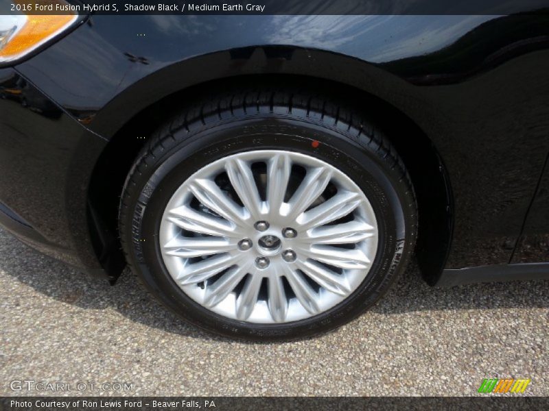 Shadow Black / Medium Earth Gray 2016 Ford Fusion Hybrid S