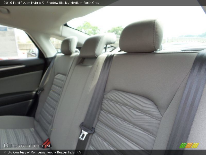 Shadow Black / Medium Earth Gray 2016 Ford Fusion Hybrid S
