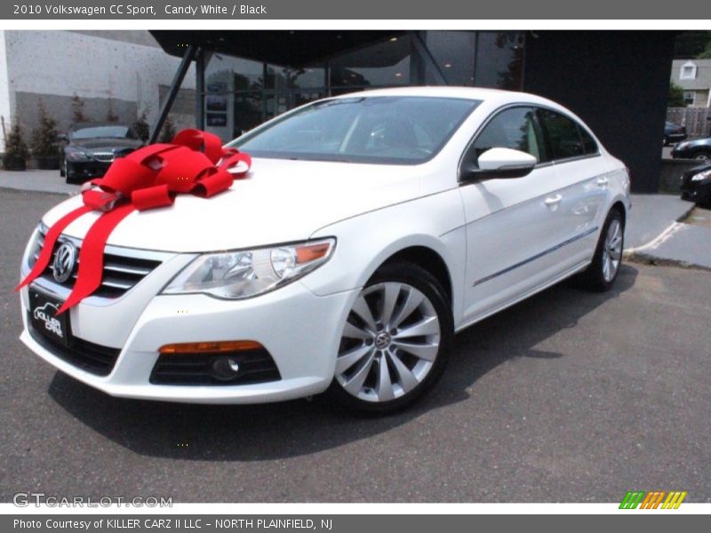 Candy White / Black 2010 Volkswagen CC Sport