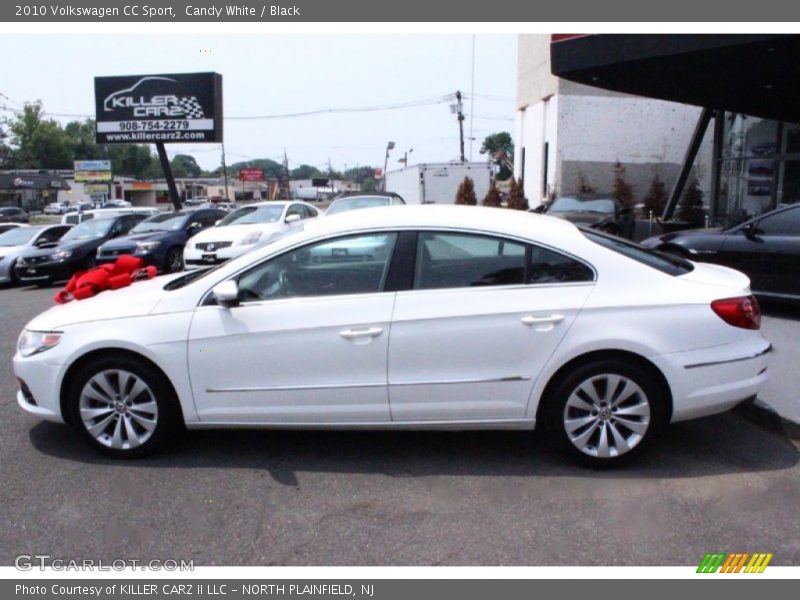 Candy White / Black 2010 Volkswagen CC Sport