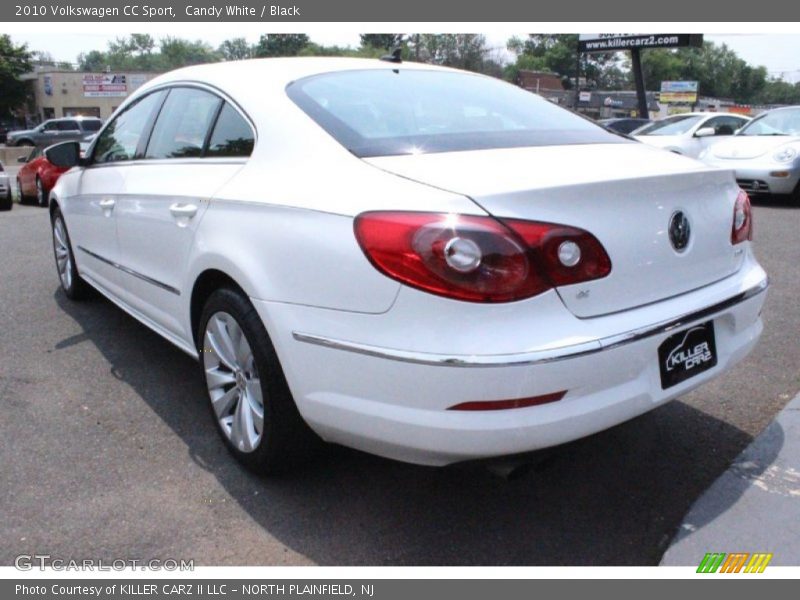 Candy White / Black 2010 Volkswagen CC Sport
