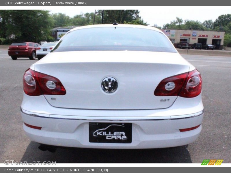 Candy White / Black 2010 Volkswagen CC Sport