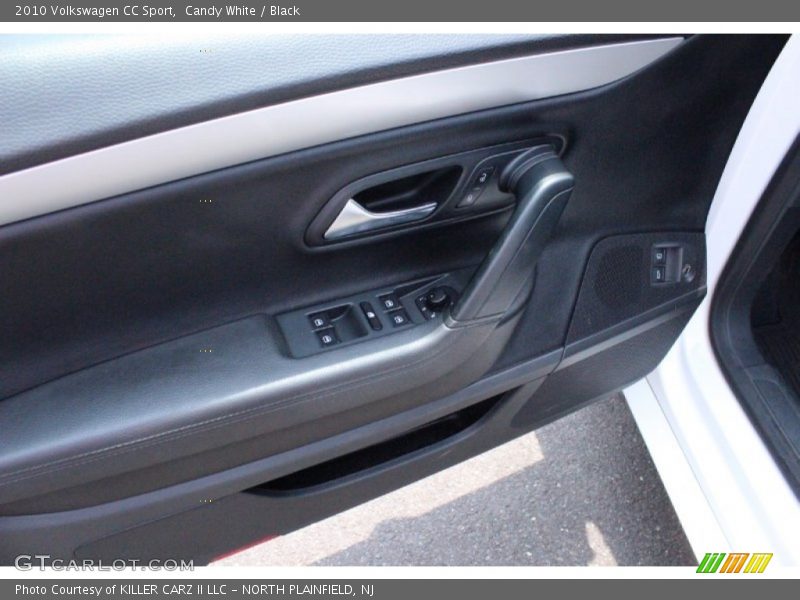 Candy White / Black 2010 Volkswagen CC Sport