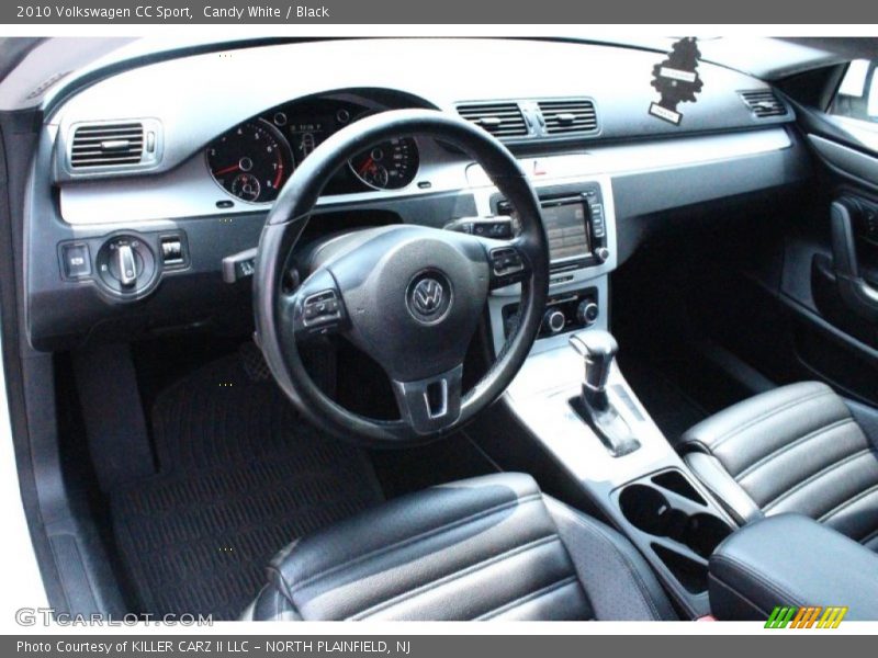 Candy White / Black 2010 Volkswagen CC Sport