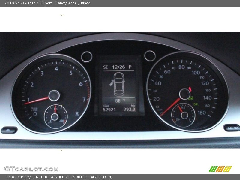 Candy White / Black 2010 Volkswagen CC Sport