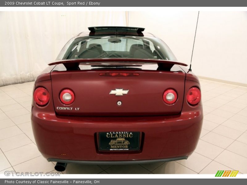 Sport Red / Ebony 2009 Chevrolet Cobalt LT Coupe