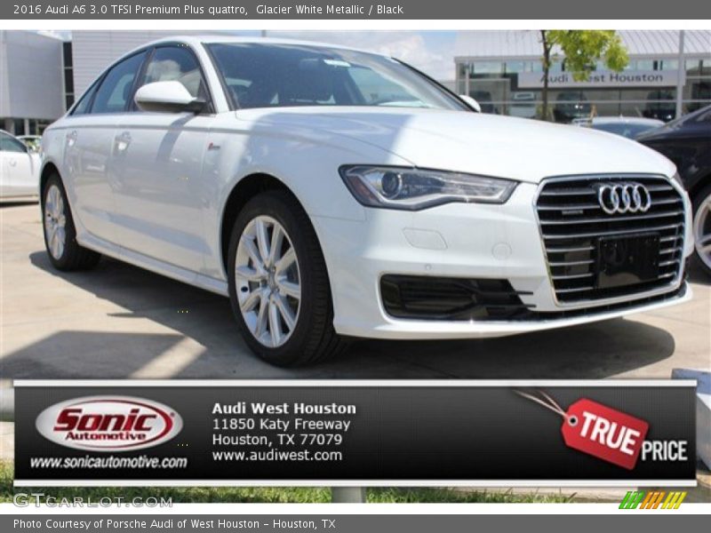Glacier White Metallic / Black 2016 Audi A6 3.0 TFSI Premium Plus quattro