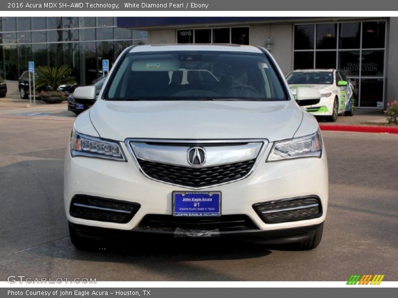 White Diamond Pearl / Ebony 2016 Acura MDX SH-AWD Technology
