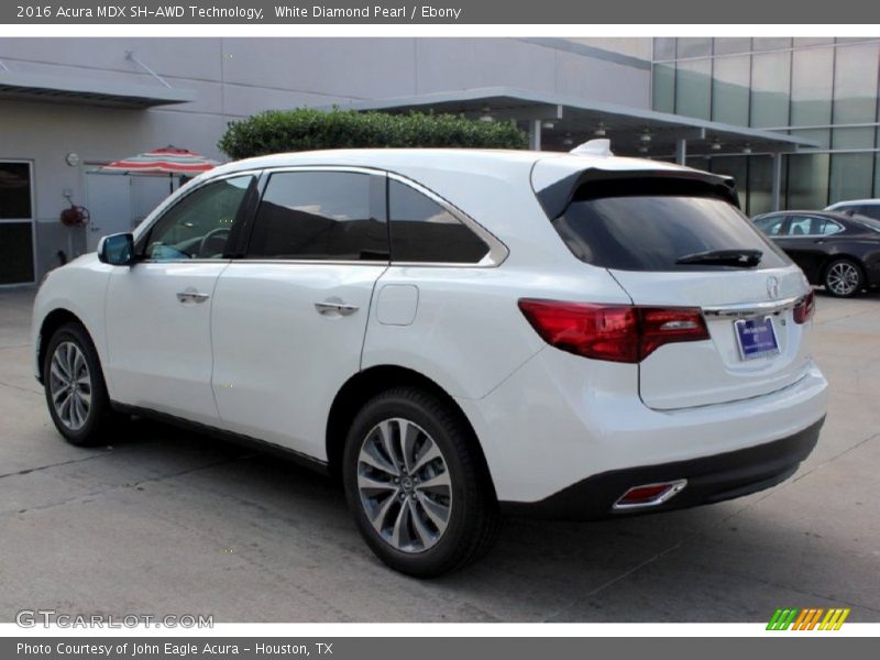 White Diamond Pearl / Ebony 2016 Acura MDX SH-AWD Technology