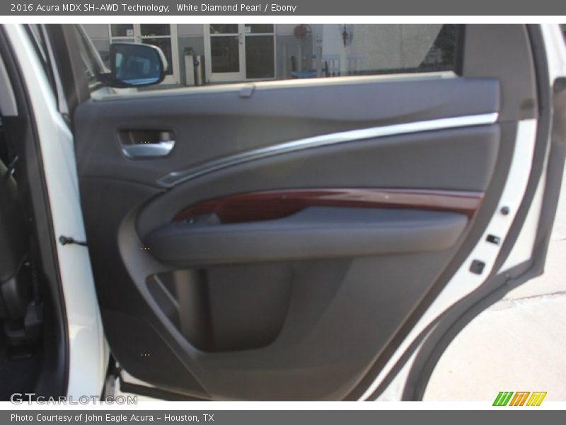 White Diamond Pearl / Ebony 2016 Acura MDX SH-AWD Technology