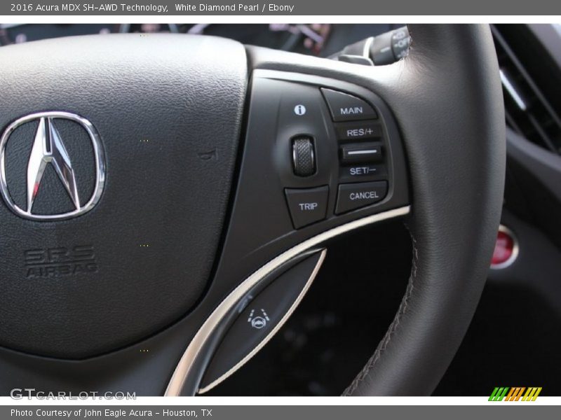White Diamond Pearl / Ebony 2016 Acura MDX SH-AWD Technology
