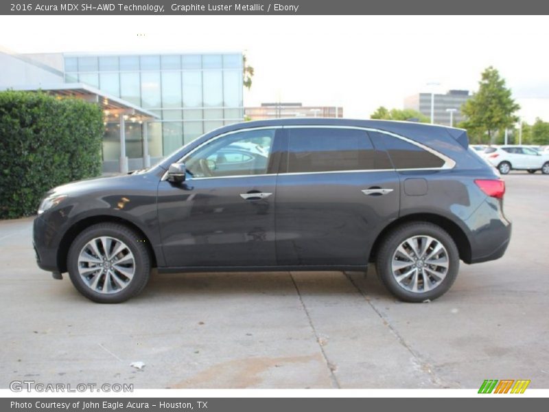 Graphite Luster Metallic / Ebony 2016 Acura MDX SH-AWD Technology