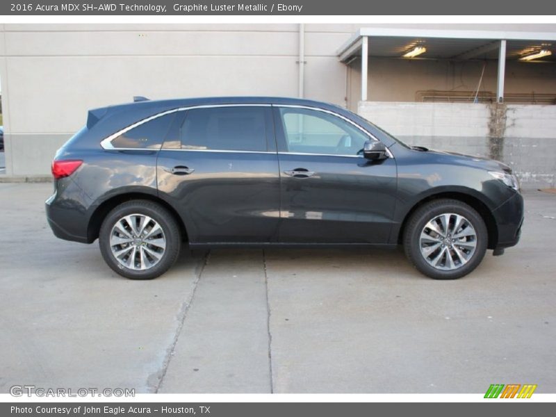 Graphite Luster Metallic / Ebony 2016 Acura MDX SH-AWD Technology