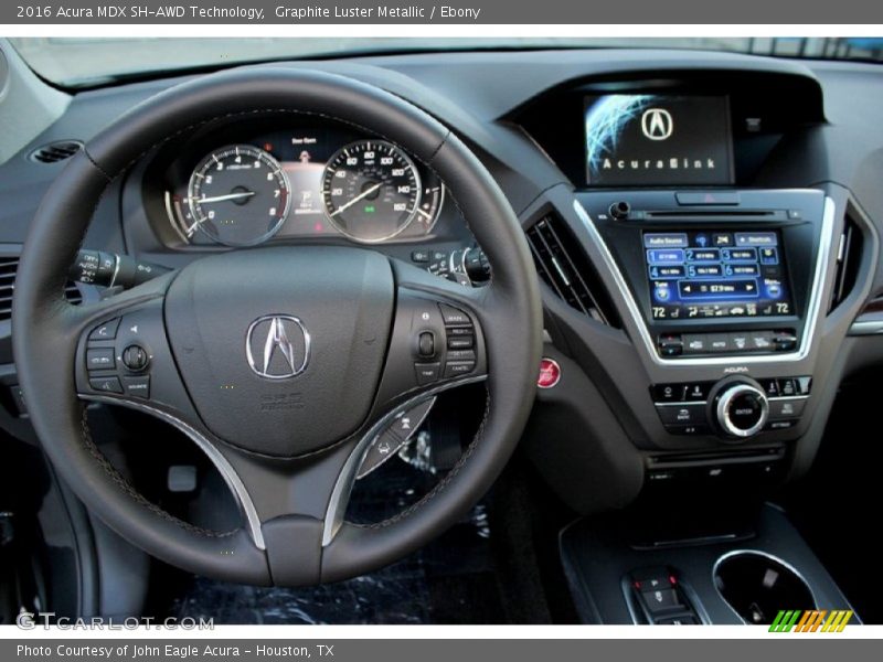 Graphite Luster Metallic / Ebony 2016 Acura MDX SH-AWD Technology
