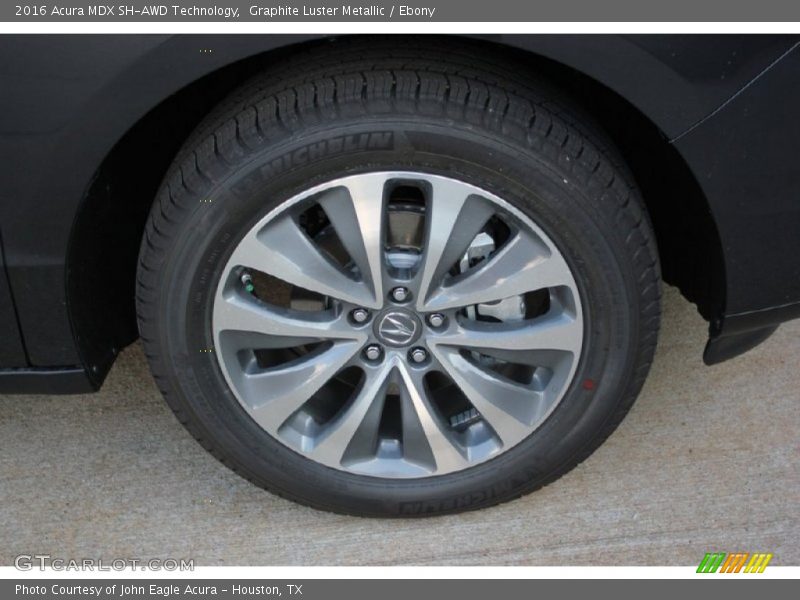 Graphite Luster Metallic / Ebony 2016 Acura MDX SH-AWD Technology