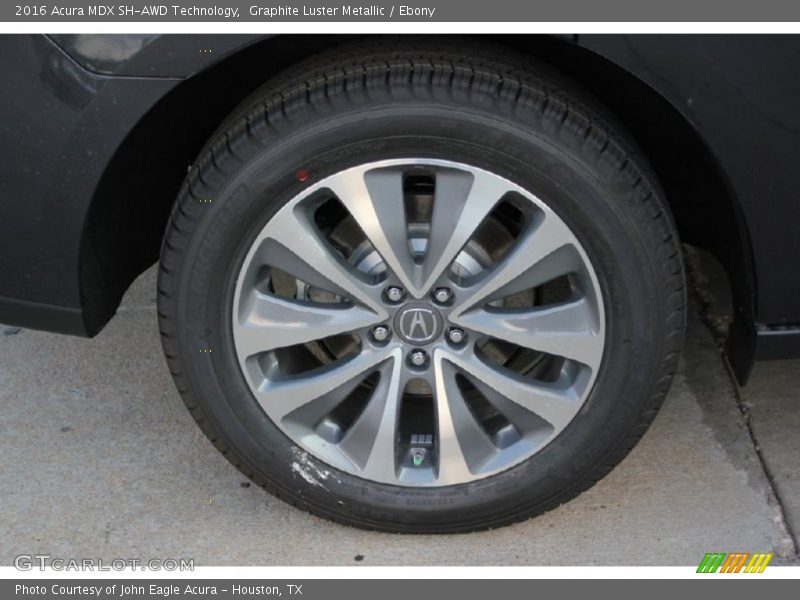Graphite Luster Metallic / Ebony 2016 Acura MDX SH-AWD Technology