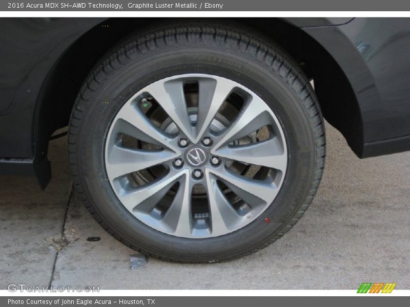 Graphite Luster Metallic / Ebony 2016 Acura MDX SH-AWD Technology