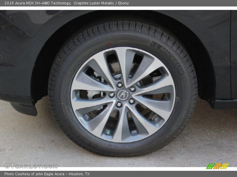 Graphite Luster Metallic / Ebony 2016 Acura MDX SH-AWD Technology
