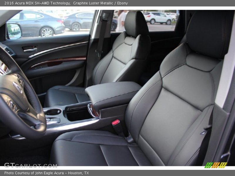 Graphite Luster Metallic / Ebony 2016 Acura MDX SH-AWD Technology
