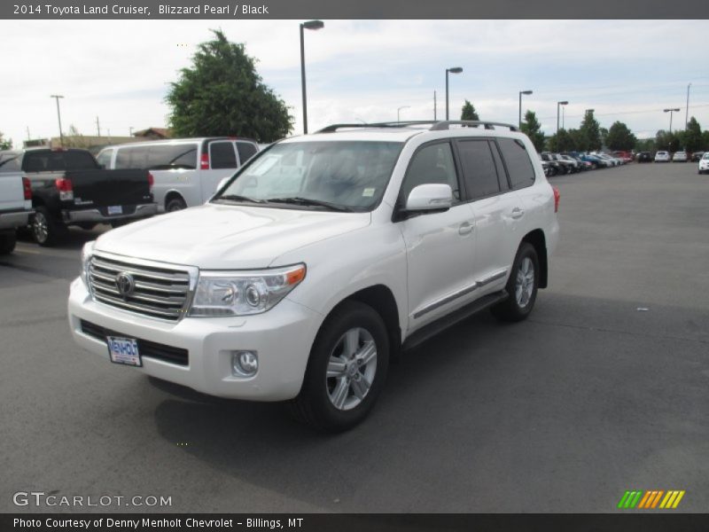 Blizzard Pearl / Black 2014 Toyota Land Cruiser