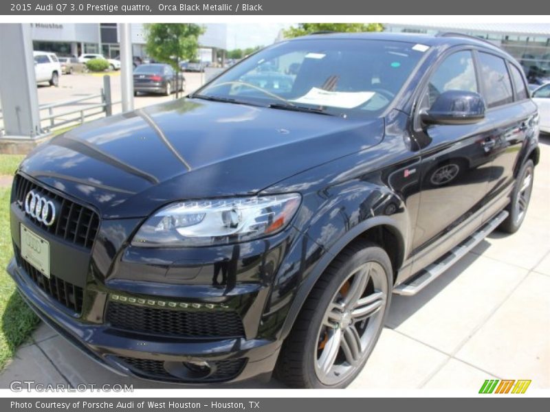 Orca Black Metallic / Black 2015 Audi Q7 3.0 Prestige quattro