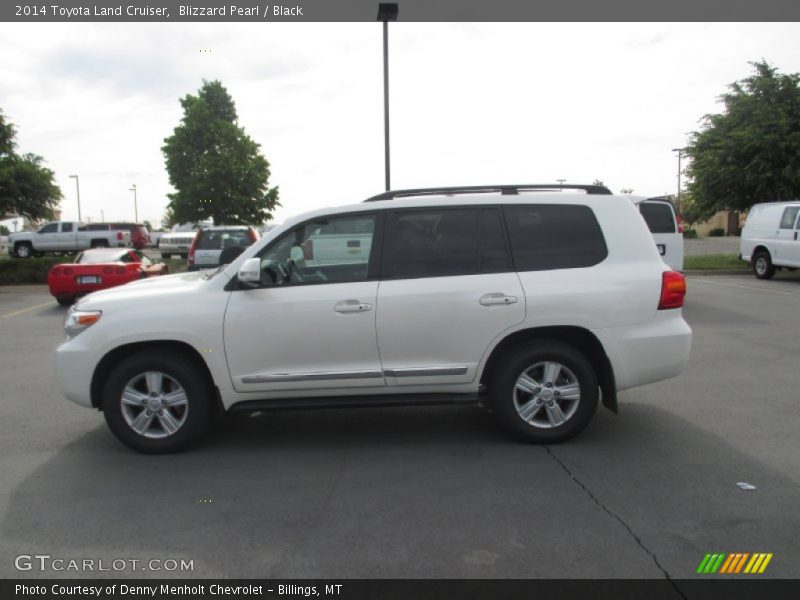 Blizzard Pearl / Black 2014 Toyota Land Cruiser