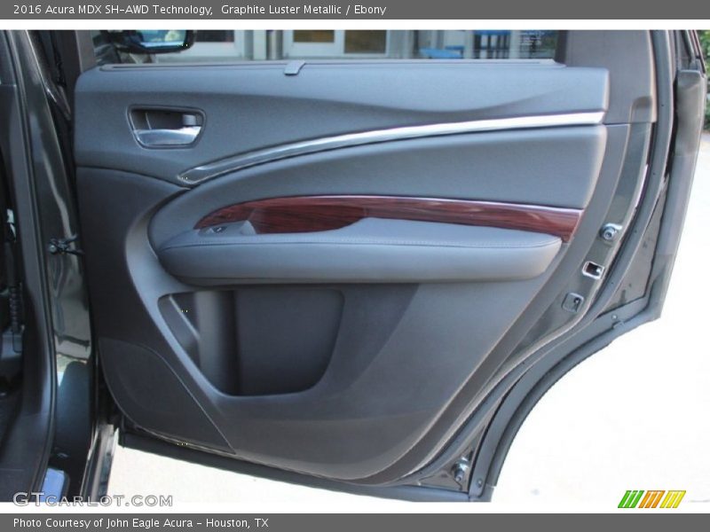 Graphite Luster Metallic / Ebony 2016 Acura MDX SH-AWD Technology
