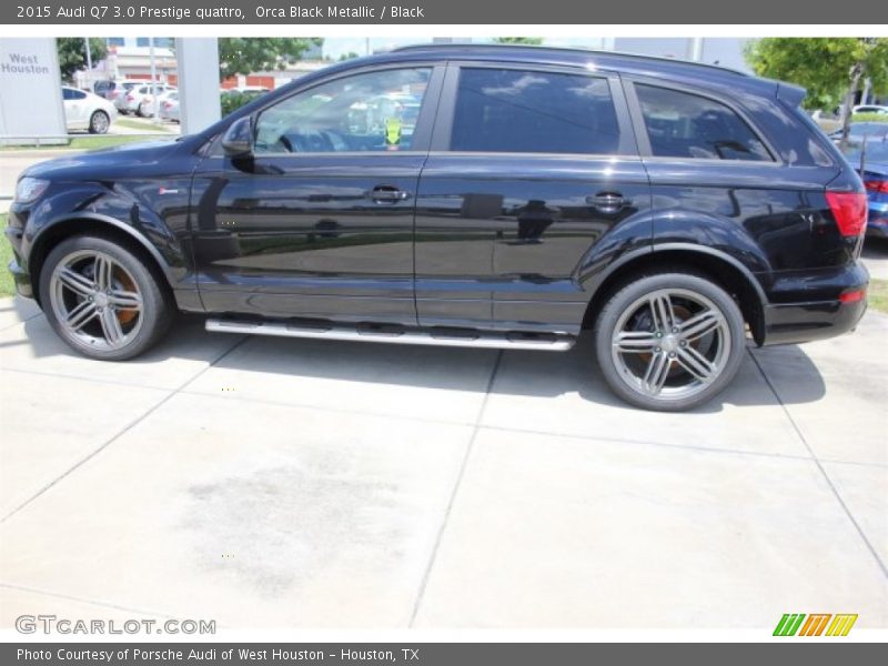 Orca Black Metallic / Black 2015 Audi Q7 3.0 Prestige quattro