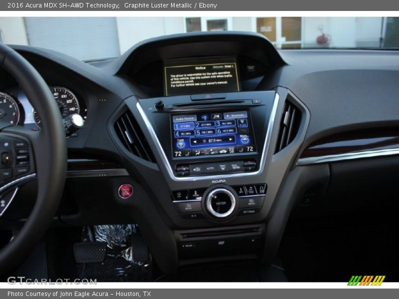 Graphite Luster Metallic / Ebony 2016 Acura MDX SH-AWD Technology