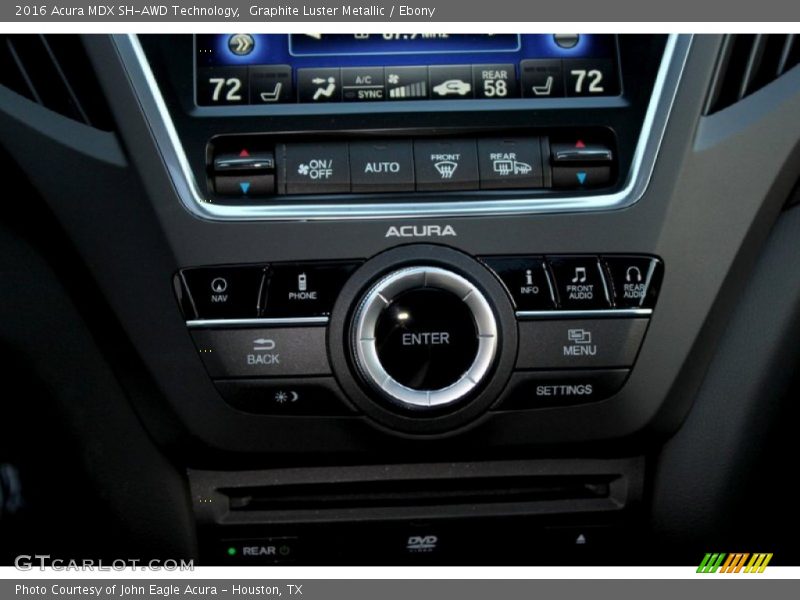 Graphite Luster Metallic / Ebony 2016 Acura MDX SH-AWD Technology