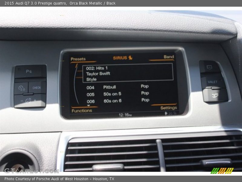 Orca Black Metallic / Black 2015 Audi Q7 3.0 Prestige quattro