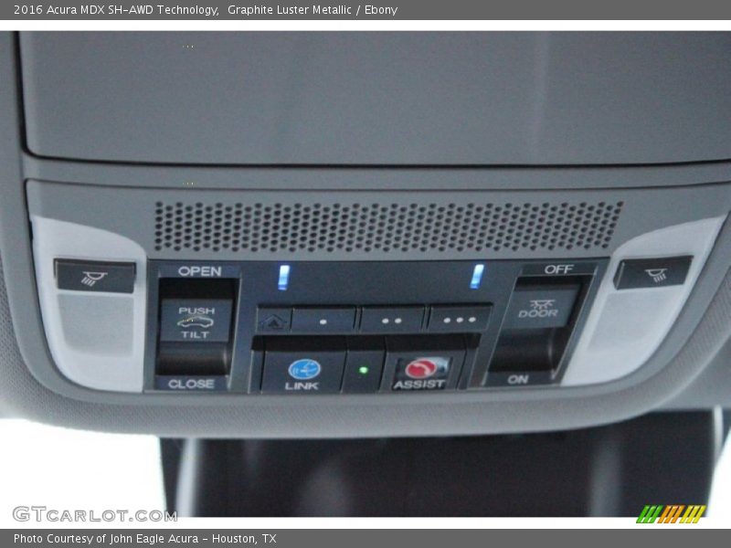 Graphite Luster Metallic / Ebony 2016 Acura MDX SH-AWD Technology