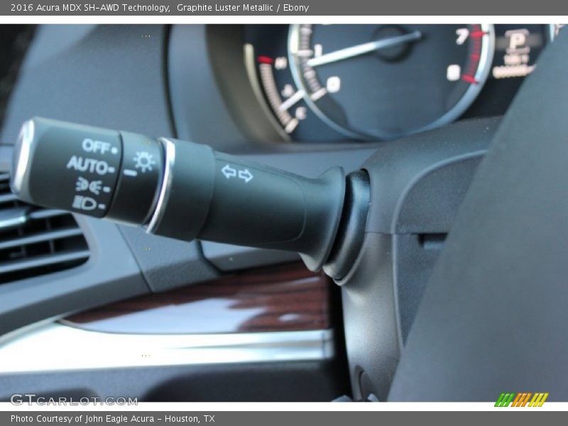 Graphite Luster Metallic / Ebony 2016 Acura MDX SH-AWD Technology