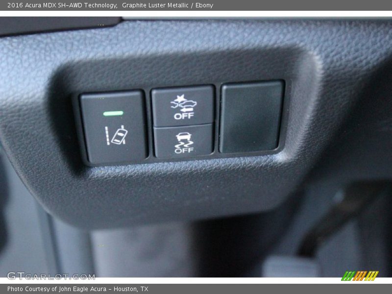 Graphite Luster Metallic / Ebony 2016 Acura MDX SH-AWD Technology