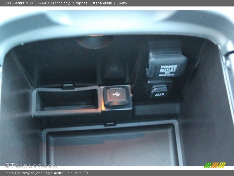 Graphite Luster Metallic / Ebony 2016 Acura MDX SH-AWD Technology