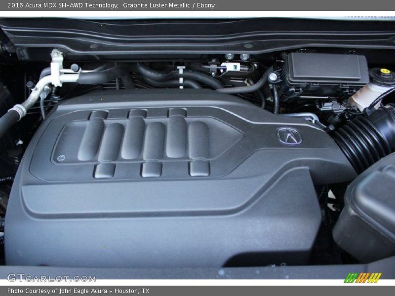 Graphite Luster Metallic / Ebony 2016 Acura MDX SH-AWD Technology