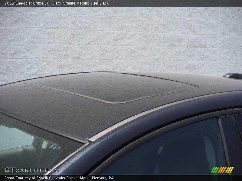 Black Granite Metallic / Jet Black 2015 Chevrolet Cruze LT